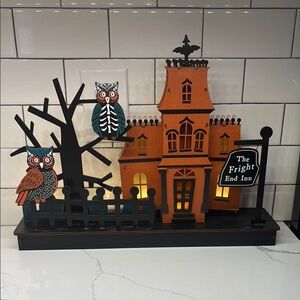 The Fright End Inn Halloween display house